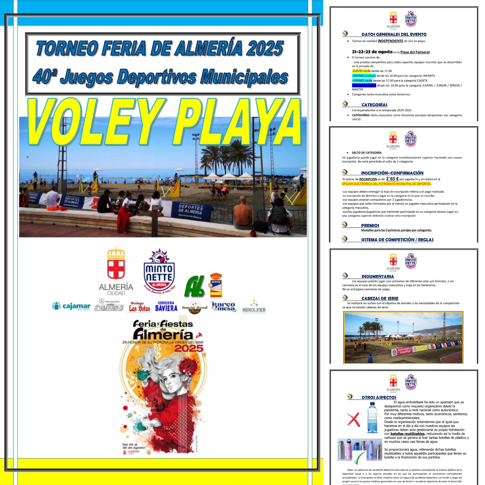 Torneo voley playa Feria de Almería 2025
